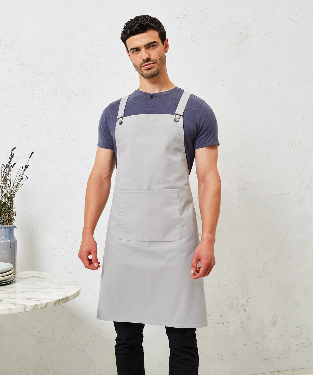 Picture of Cross back 'barista' bib apron