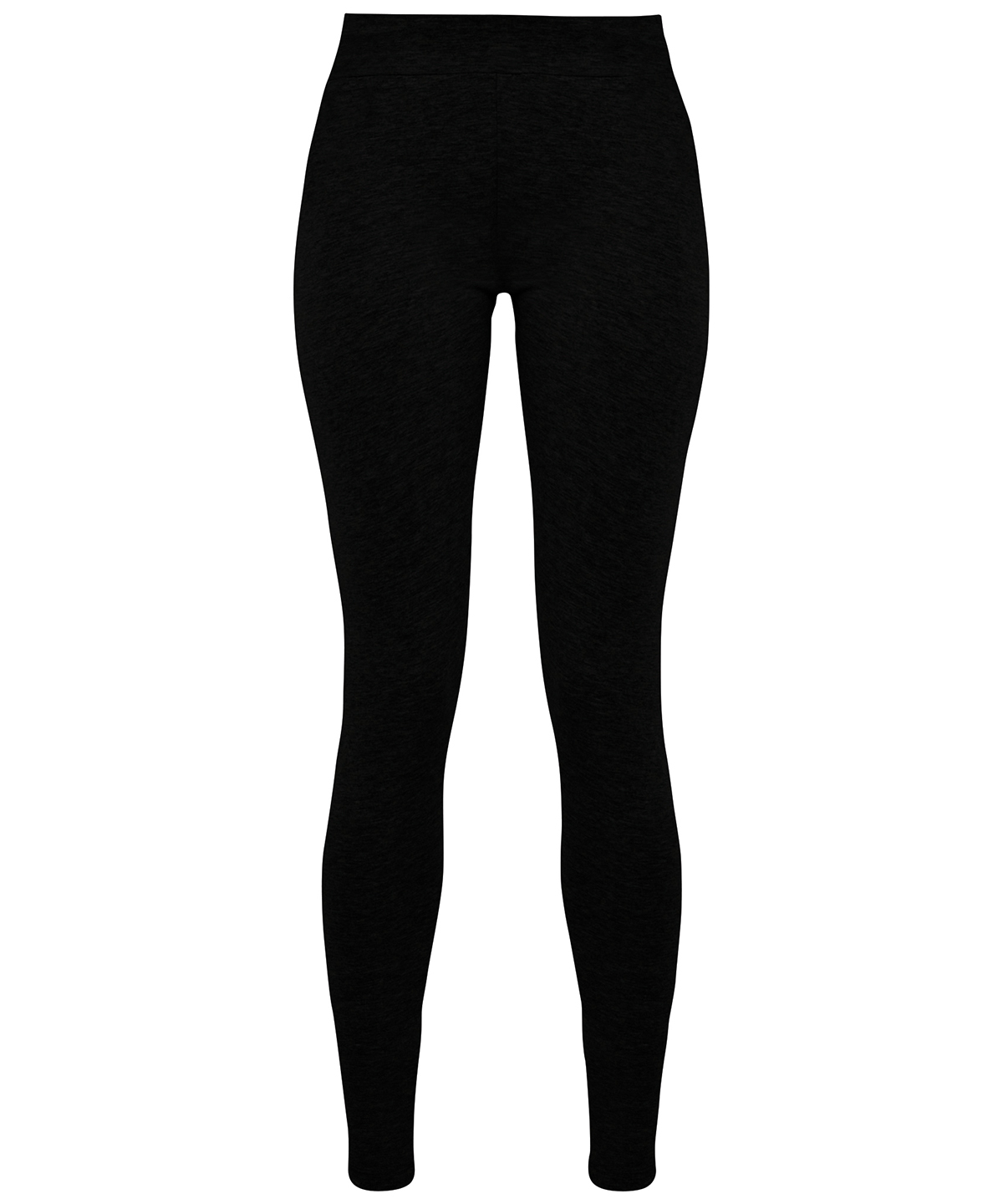 Womens Stretch Jersey Leggings Black Size 2XLarge