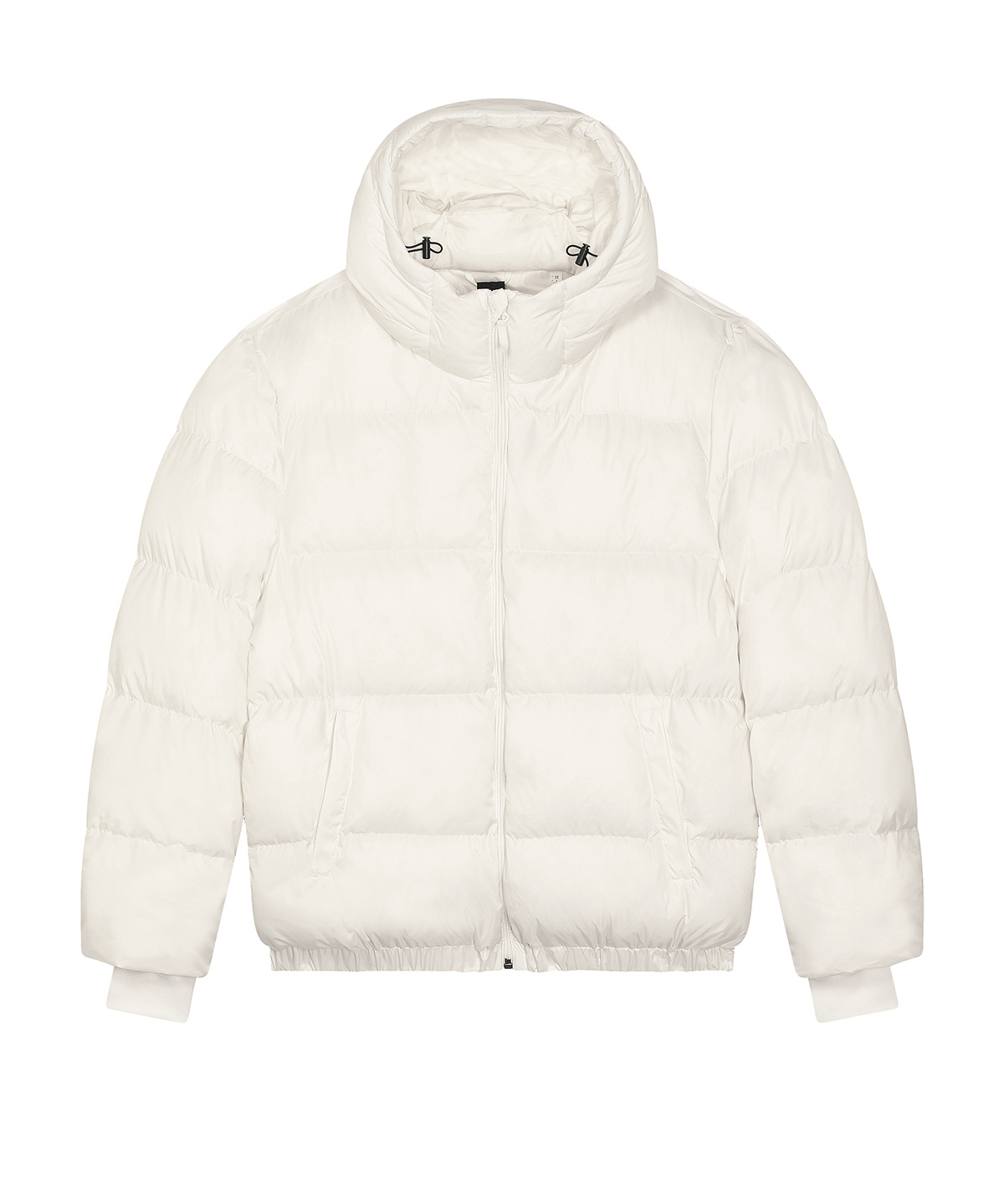 Unisex Puffer Oversized Jacket (Stju840) Off White Size 2XLarge