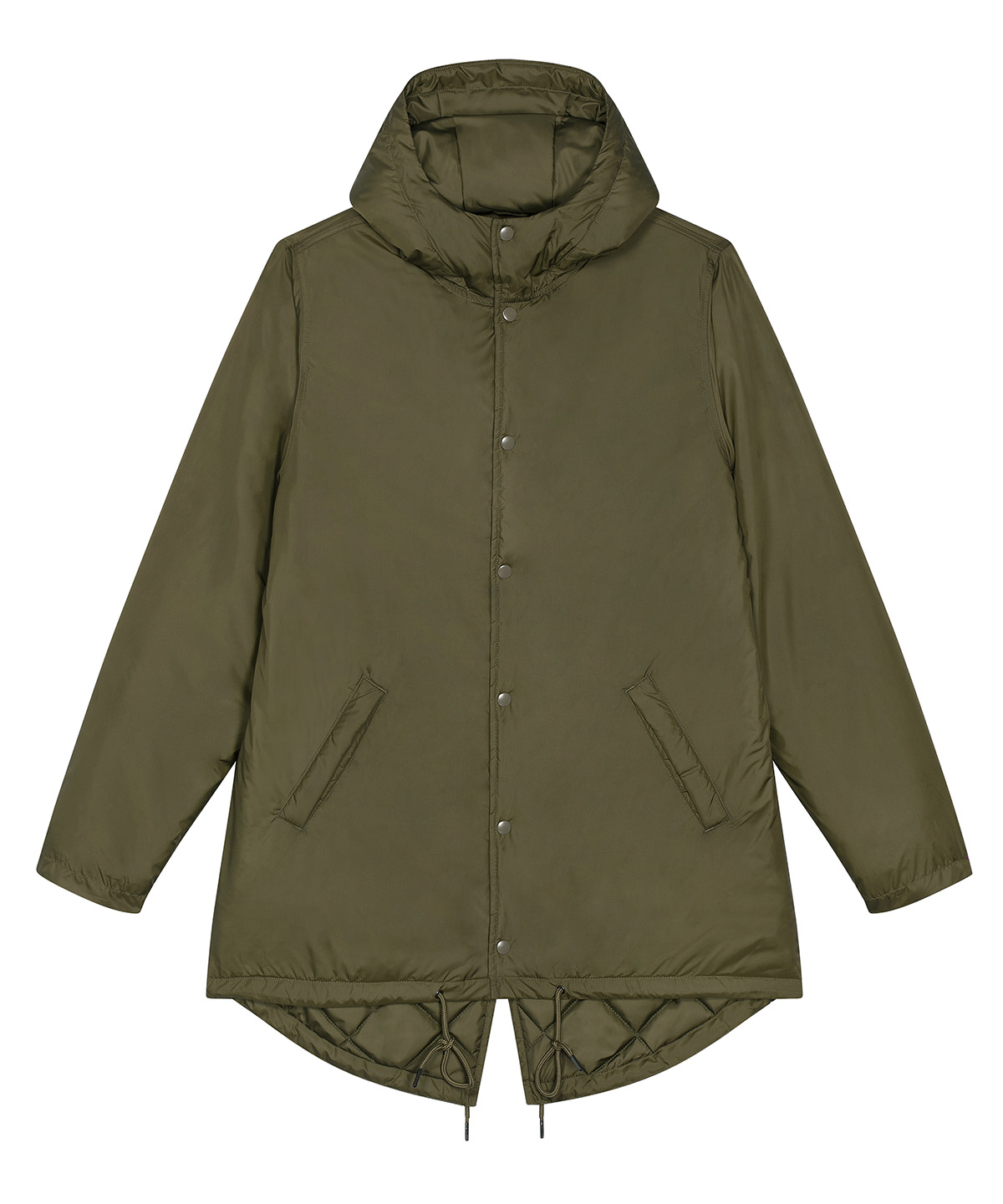 Unisex Padded Parka Jacket (Stju841) British Khaki Size Small