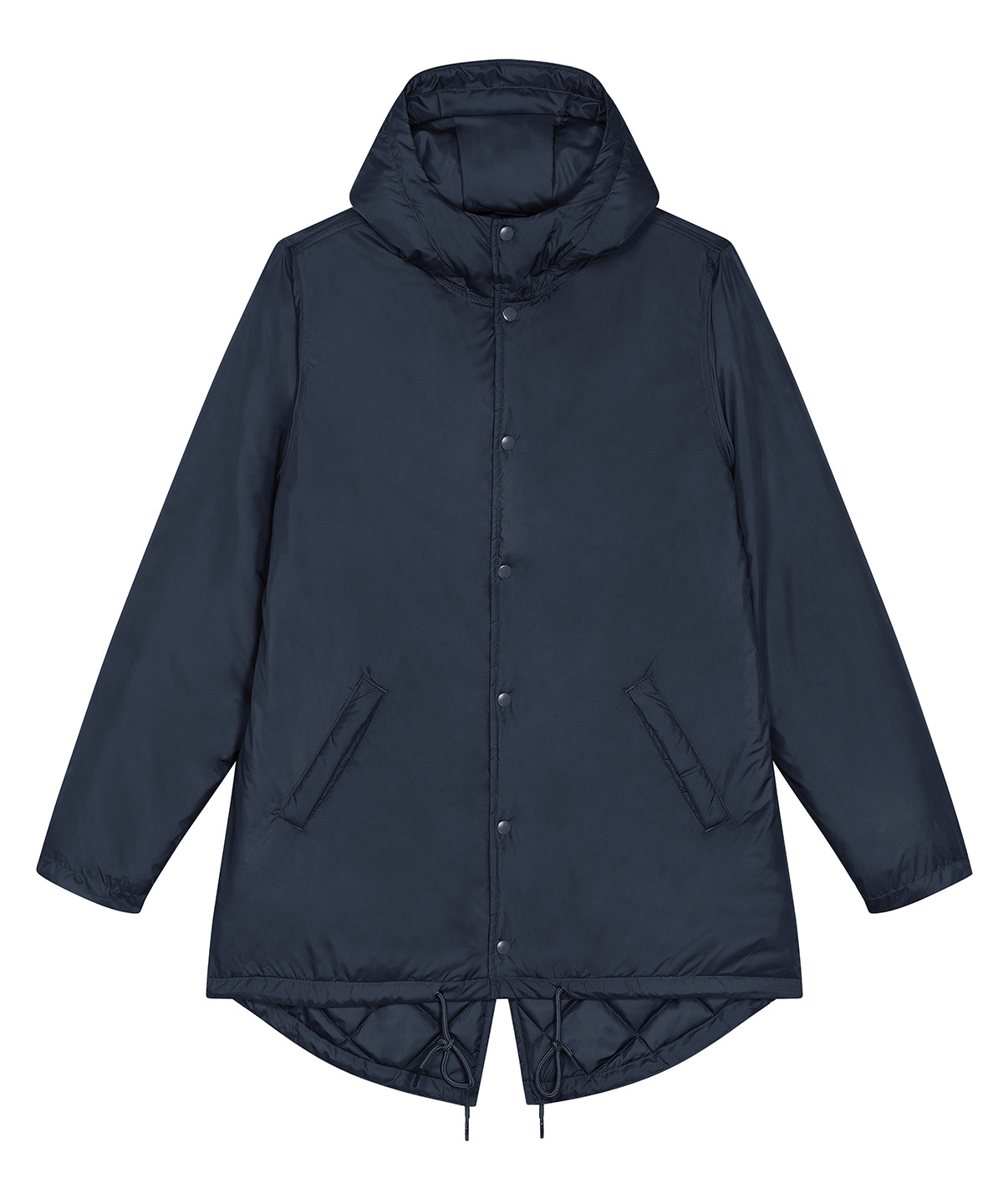 Unisex Padded Parka Jacket (Stju841) French Navy Size 2XLarge