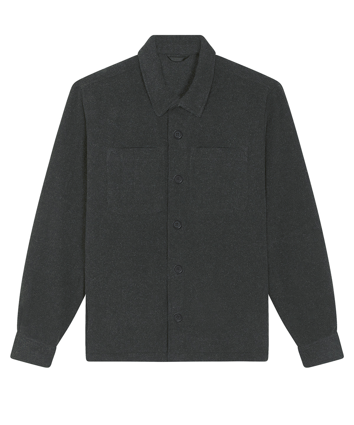 Unisex River Shirt Jacket (Stju845) Dark Heather Grey Size Small