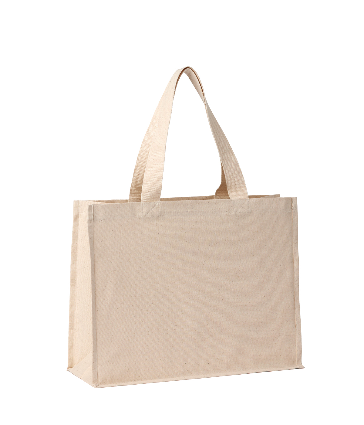 Recycled premium canvas stand-up shopper image 3