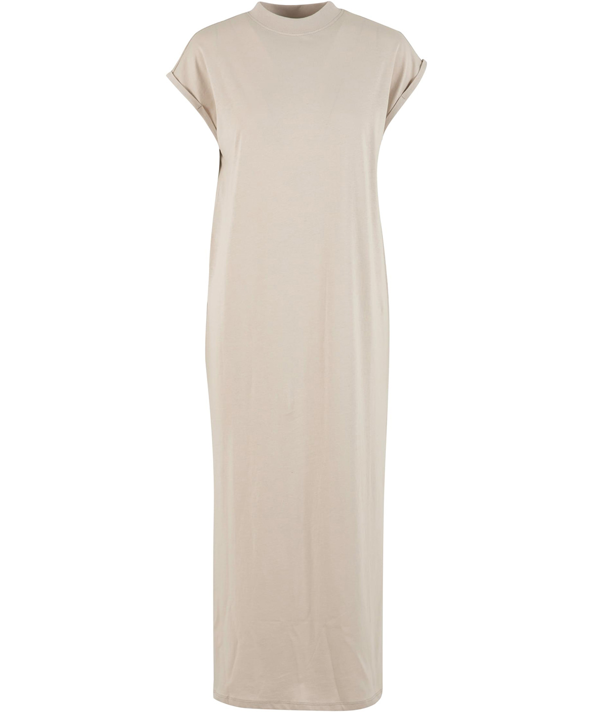 Women’s long extended shoulder dress image 3