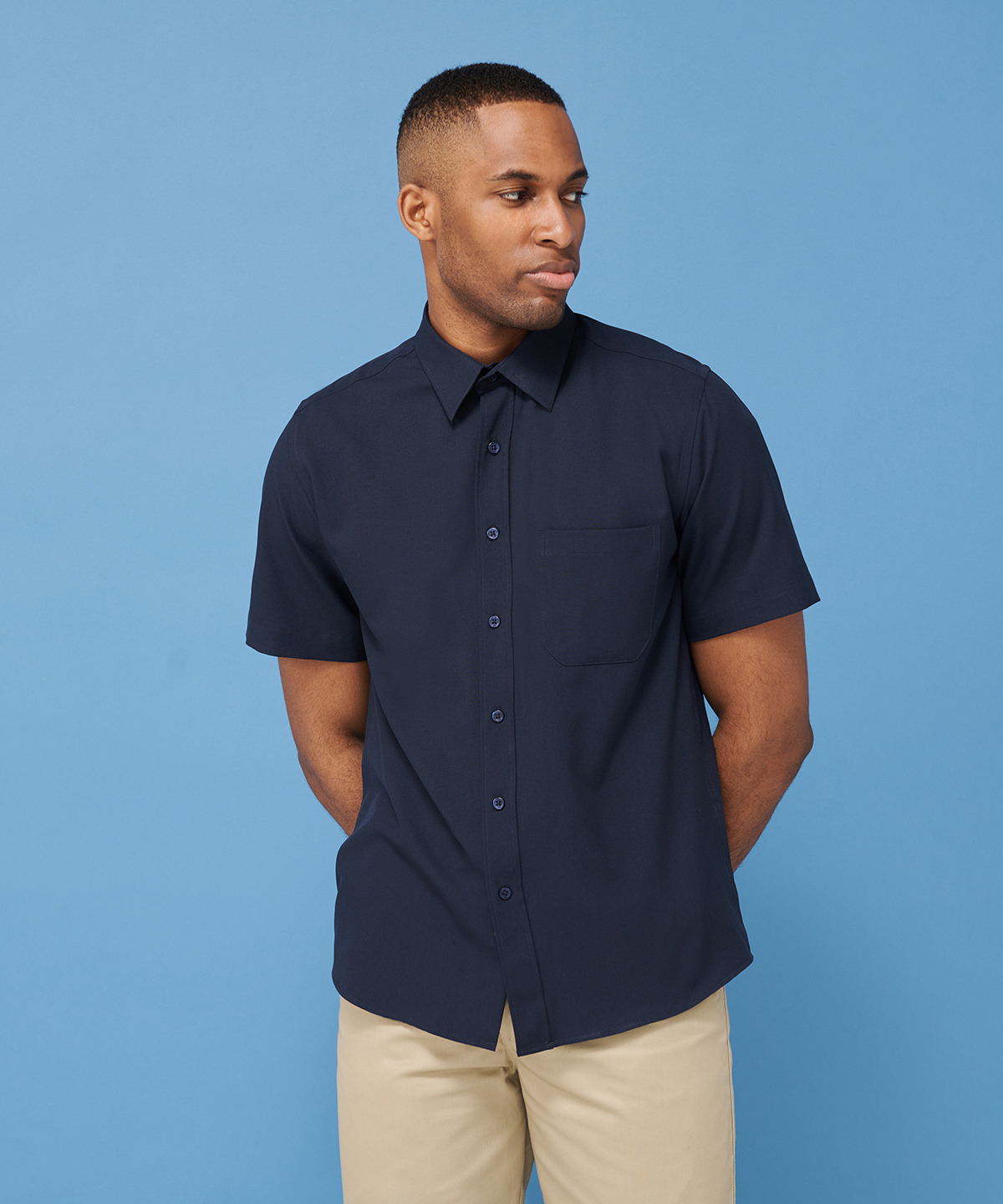 Picture of Wicking antibacterial short sleeve shirt