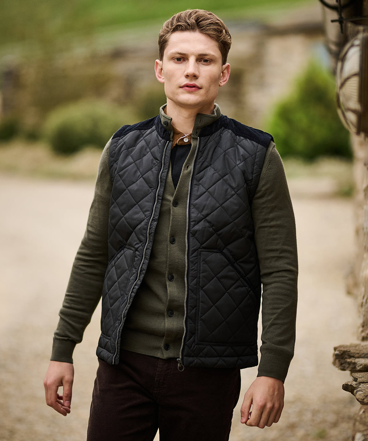 Picture of Moreton diamond quily gilet