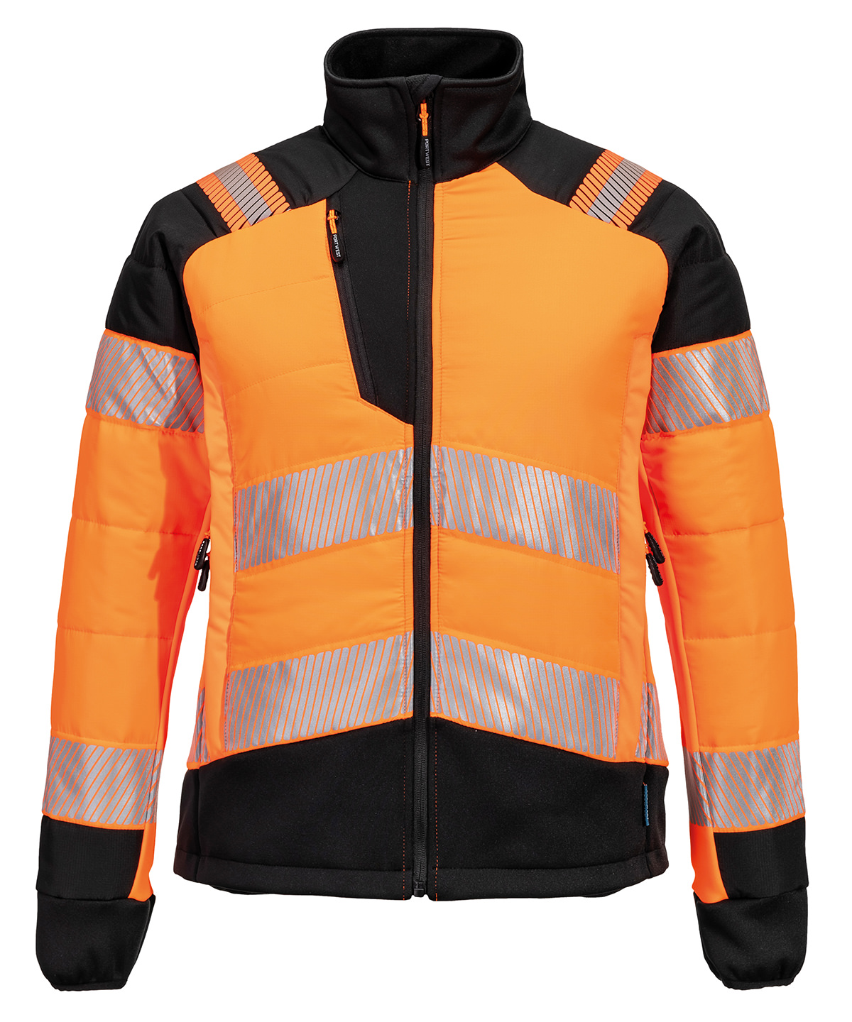 Women’s PW3 Hi-vis hybrid baffle jacket (T171) image 2
