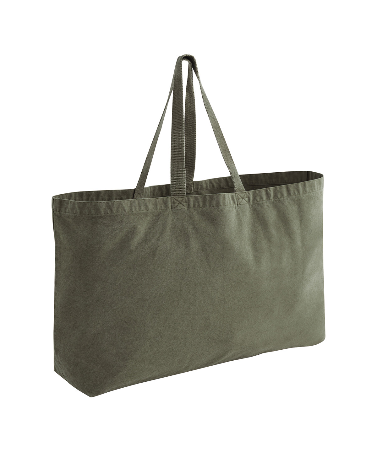 Garment-dyed oversized tote bag image 4
