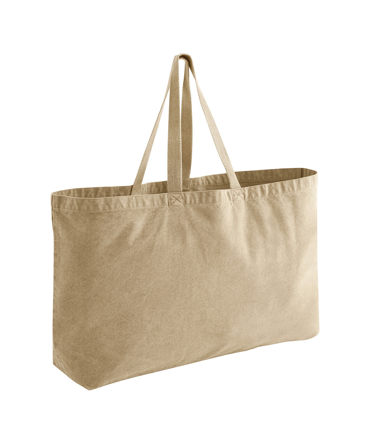 Garment-dyed oversized tote bag image 5