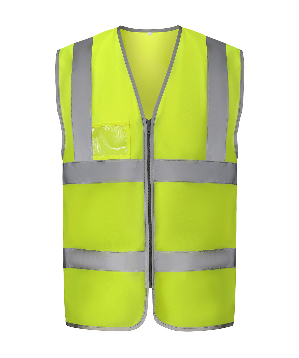Yoko Hi-vis zip ID reflective border waistcoat (HVW103) HIYE 2XL