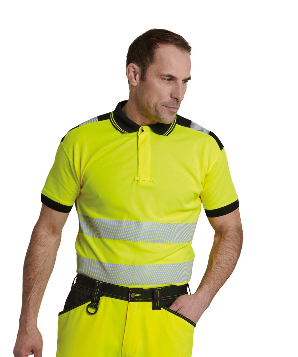 Picture of PW3 Hi-vis polo shirt (T180)