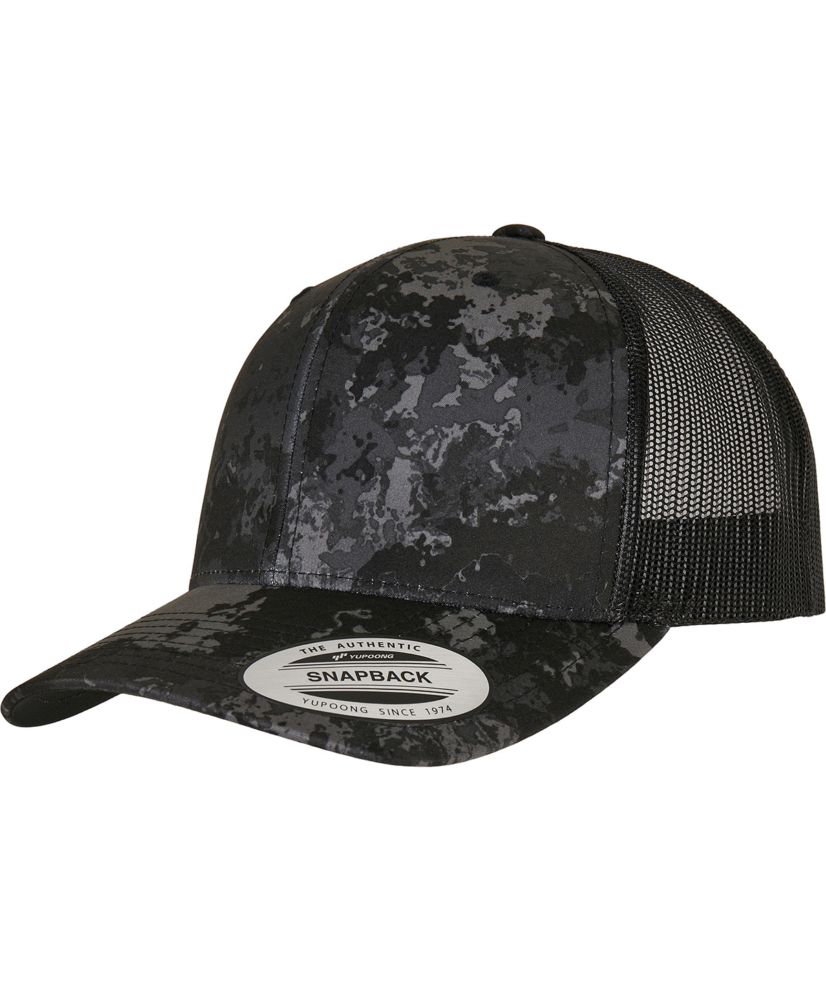 YP Classics® Veil Camo™ retro trucker cap (6606VC) YP Classics® Veil Camo™ retro trucker cap (6606VC)