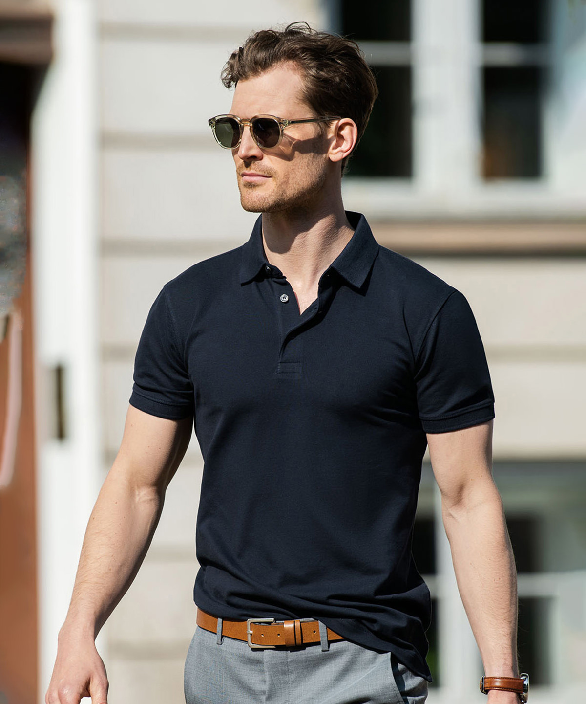 Harvard classic &#8211; stretch deluxe polo-Nimbus