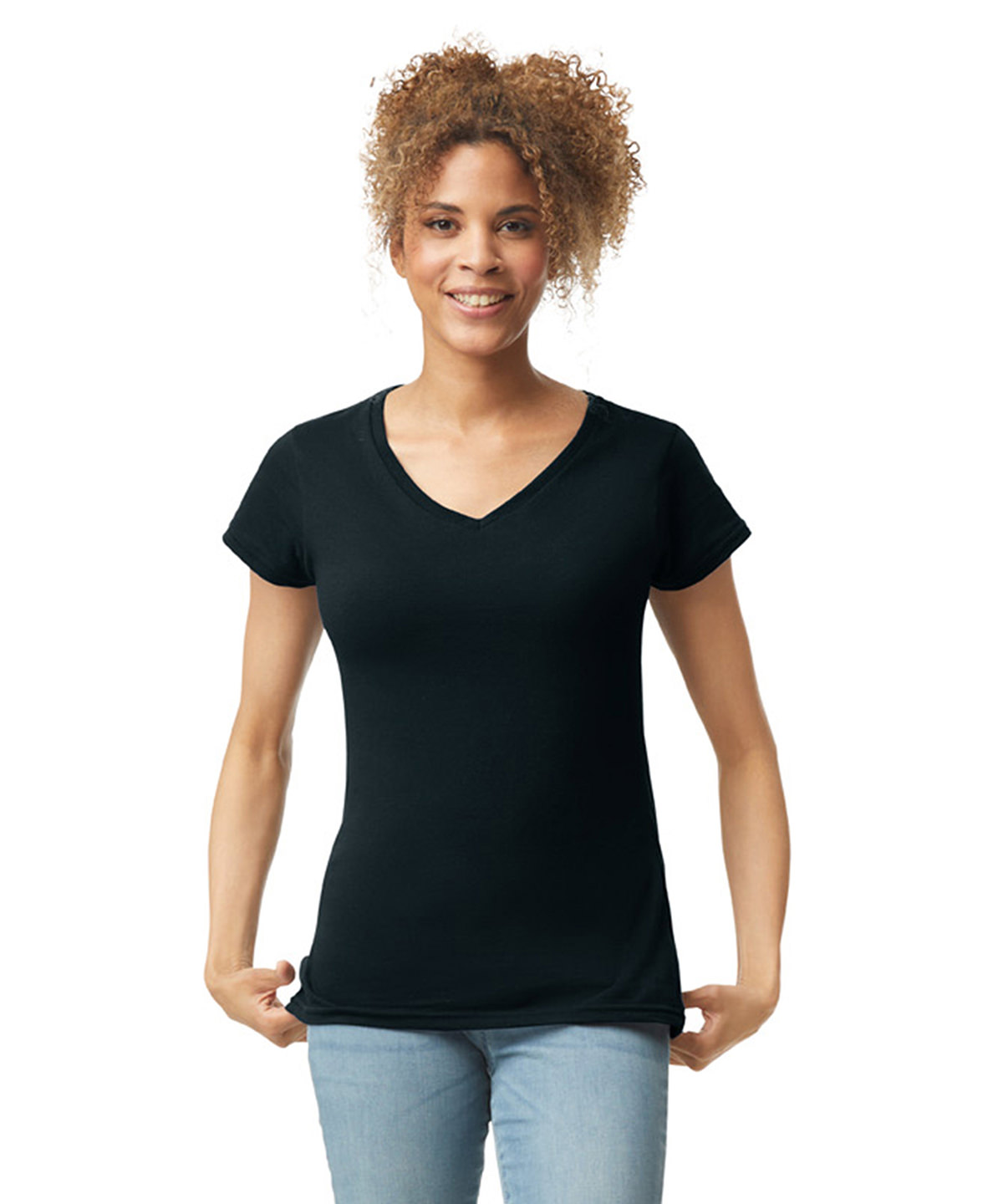 Softstyle(TM) women's v-neck t-shirt