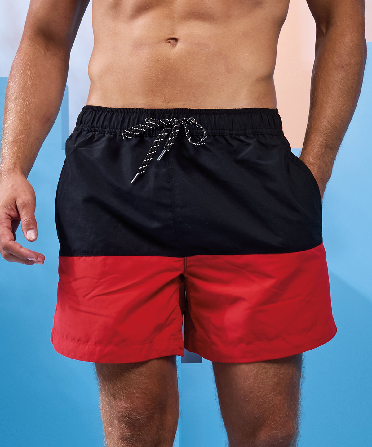 Block colour swim shorts Block colour swim shorts