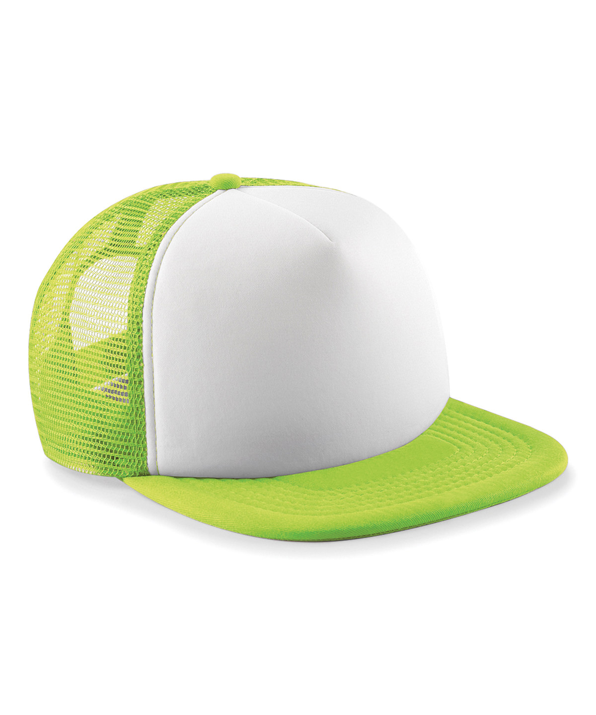 Junior Vintage Snapback Trucker Lime Green/White Size One Size