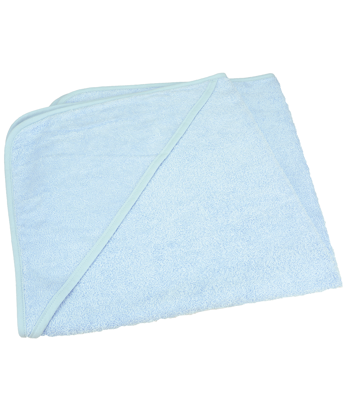 Babiezz® Medium Baby Hooded Towel Light Blue/Light Blue/Light Blue Size One Size