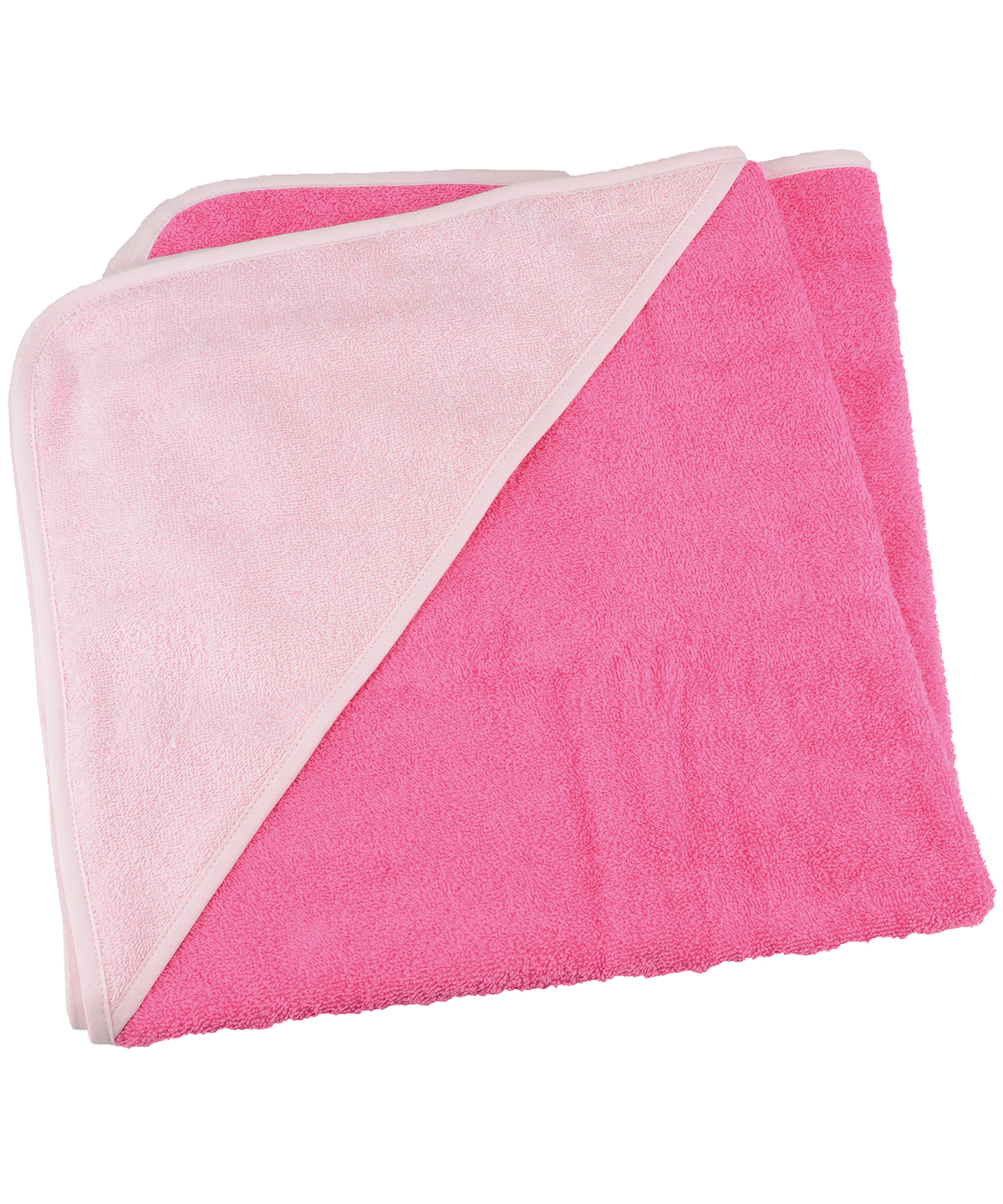 Babiezz® Medium Baby Hooded Towel Pink/Light Pink/Light Pink Size One Size
