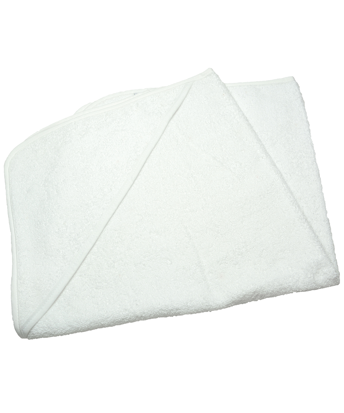 Babiezz® Medium Baby Hooded Towel White/White/White Size One Size