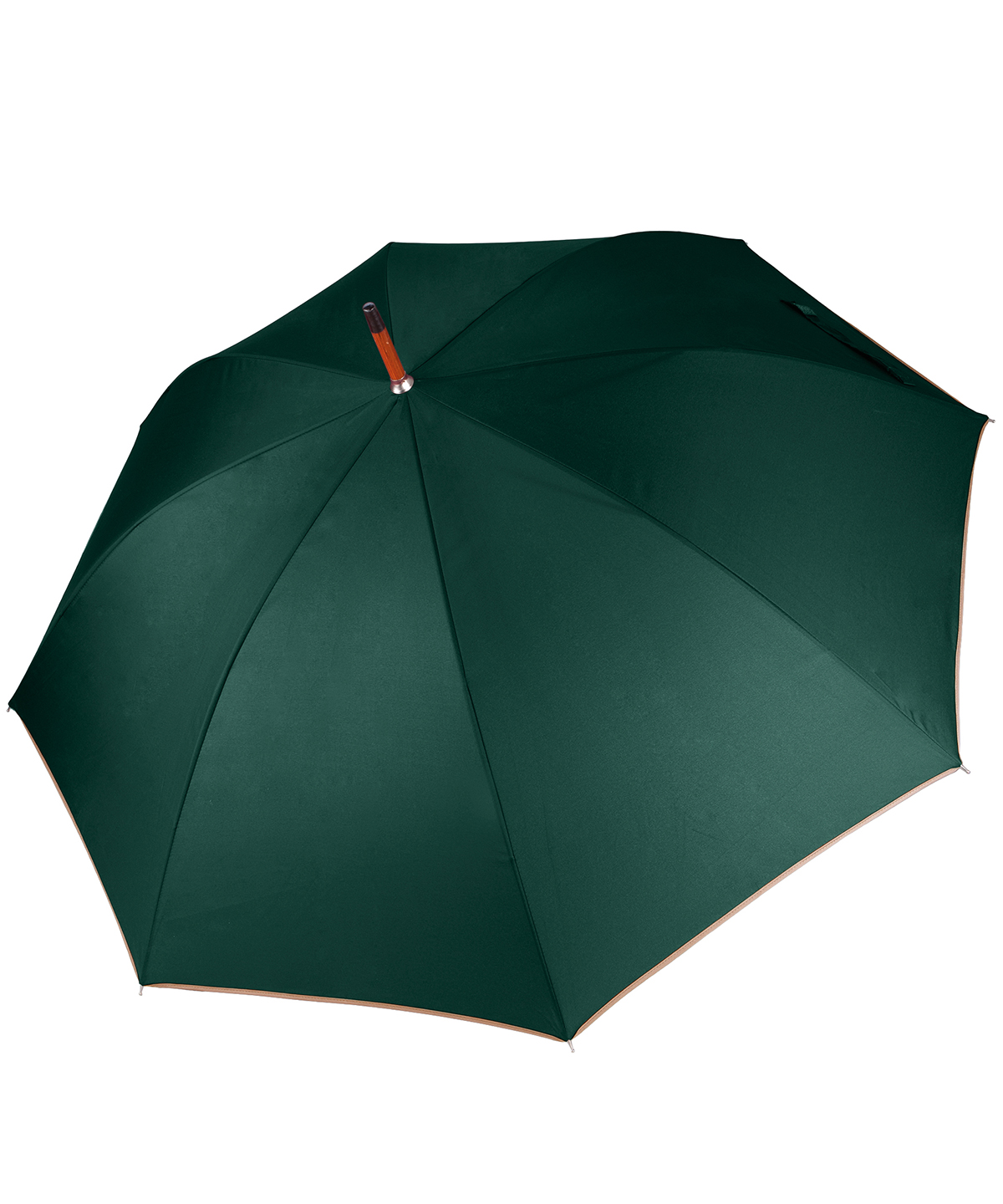 Auto Open Wooden Umbrella Bottle/Beige Size One Size