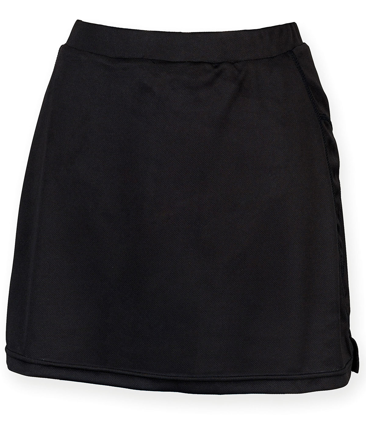 Womens Skort With Wicking Finish Black Size Large