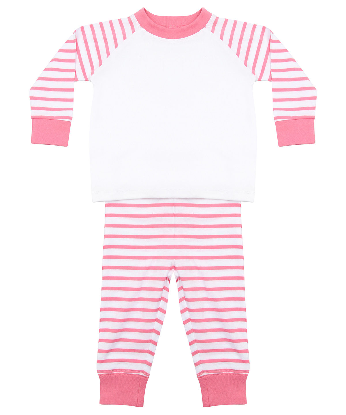 Striped Pyjamas Pink Stripe/White Size 6