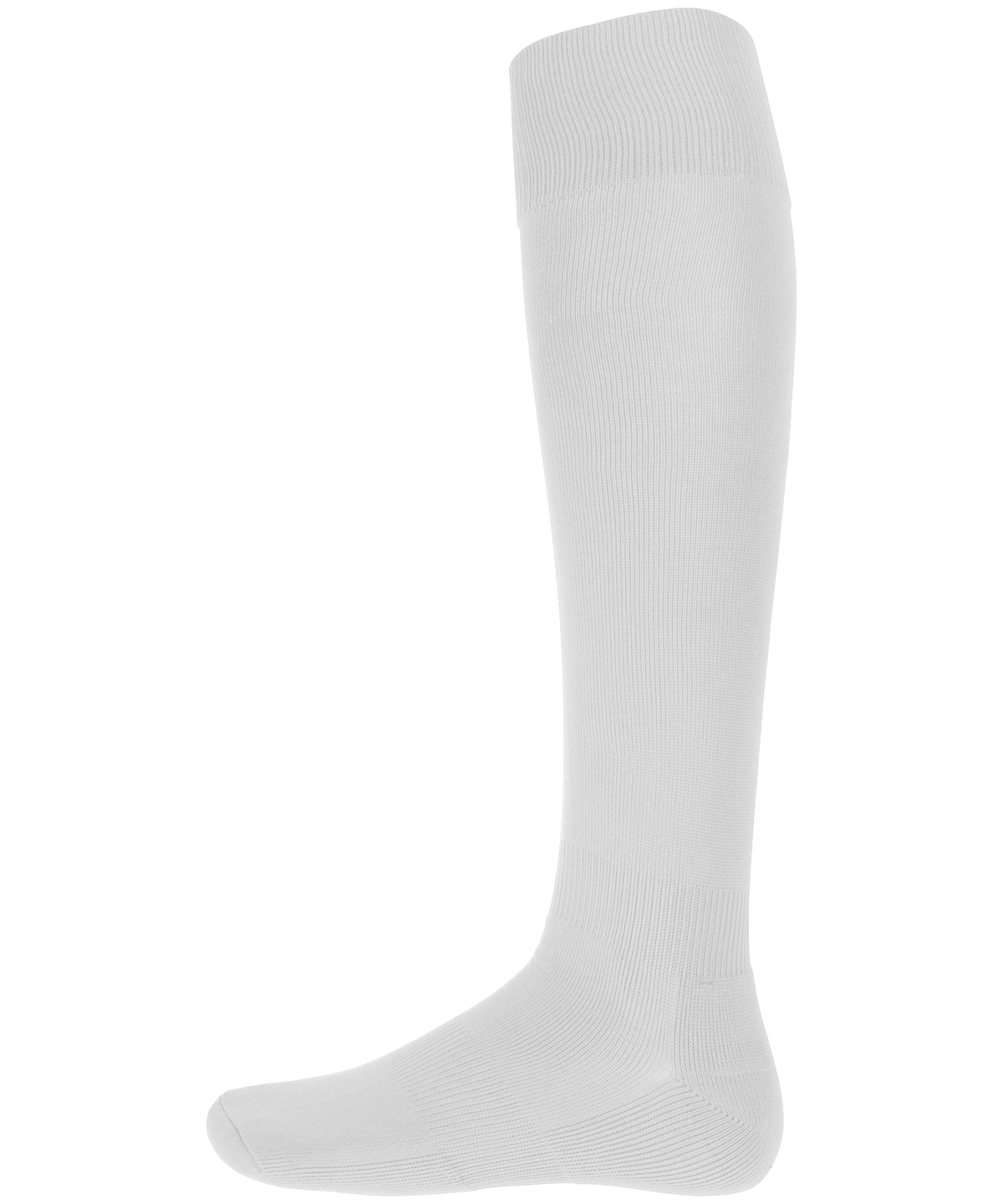 Plain Sports Socks White Size 79