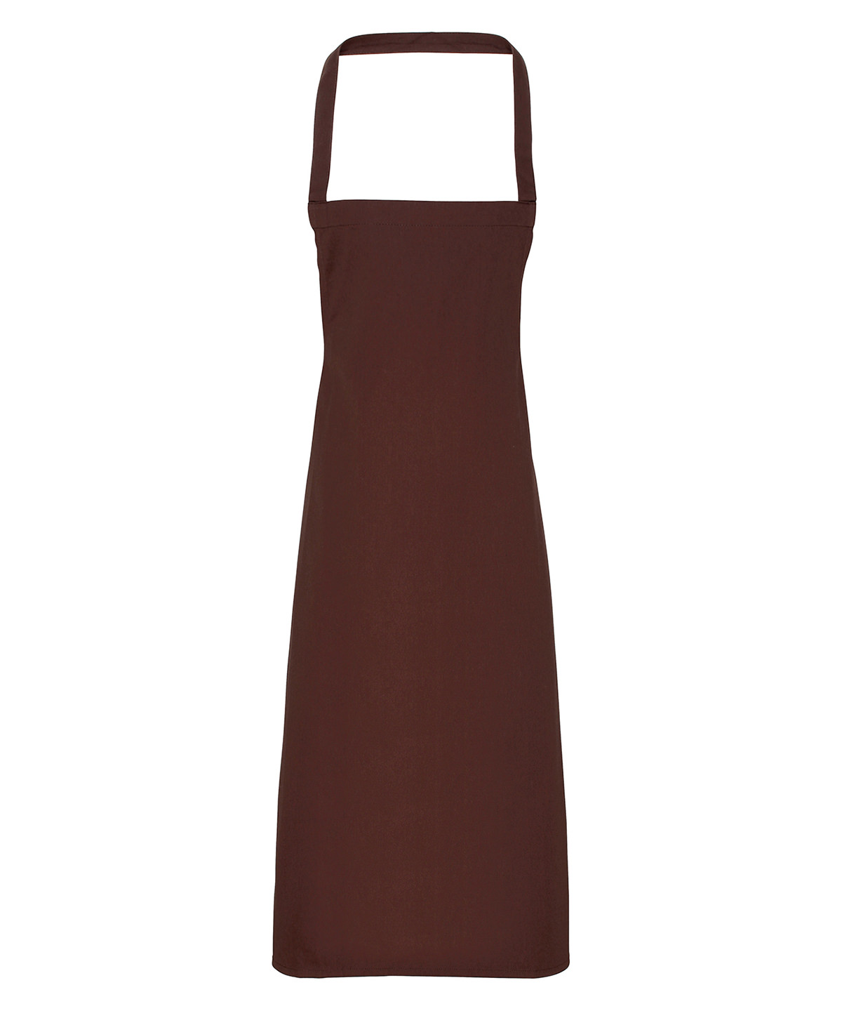 100% Cotton Apron - Organic Certified Brown Size One Size