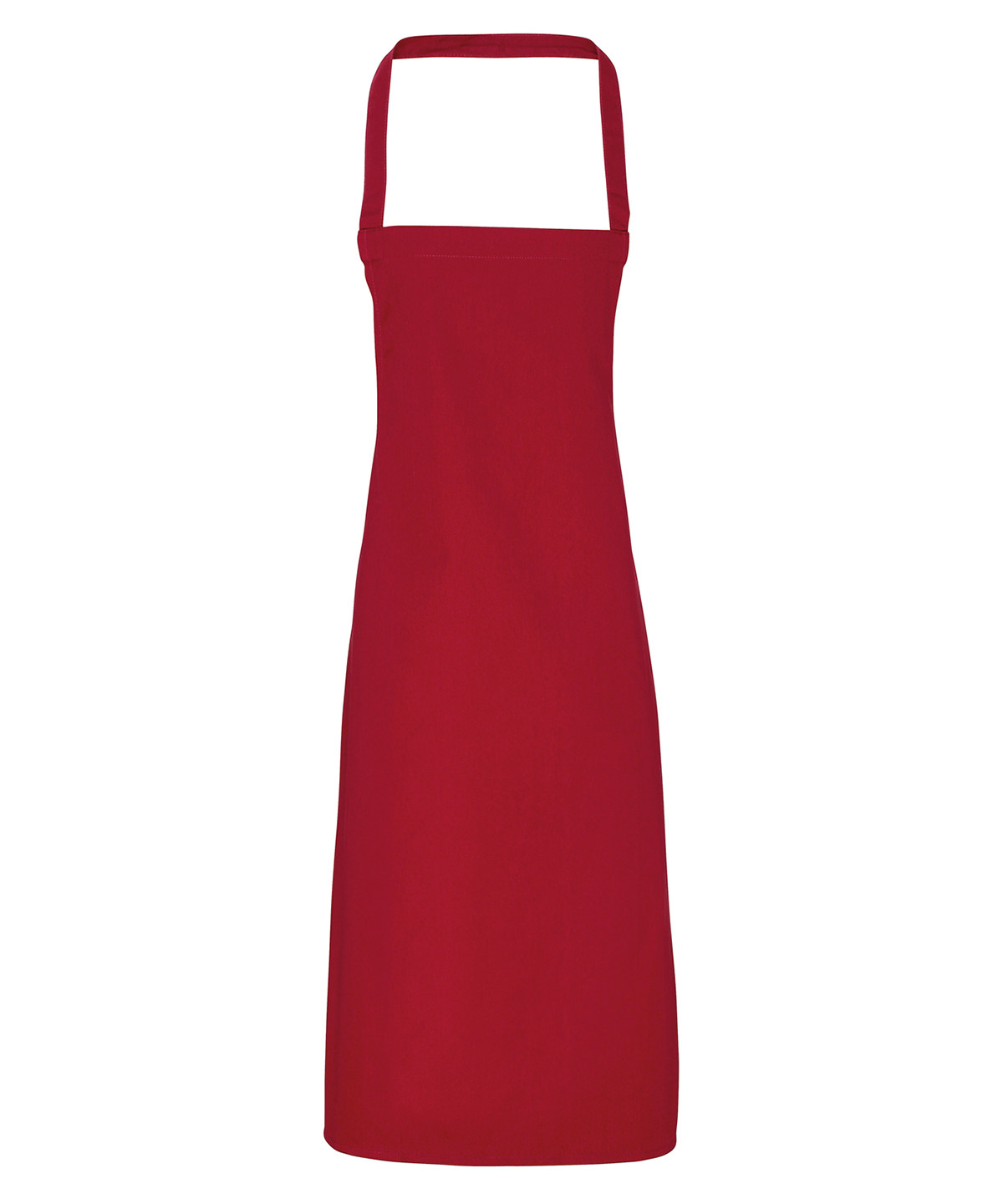 100% Cotton Apron - Organic Certified Burgundy Size One Size