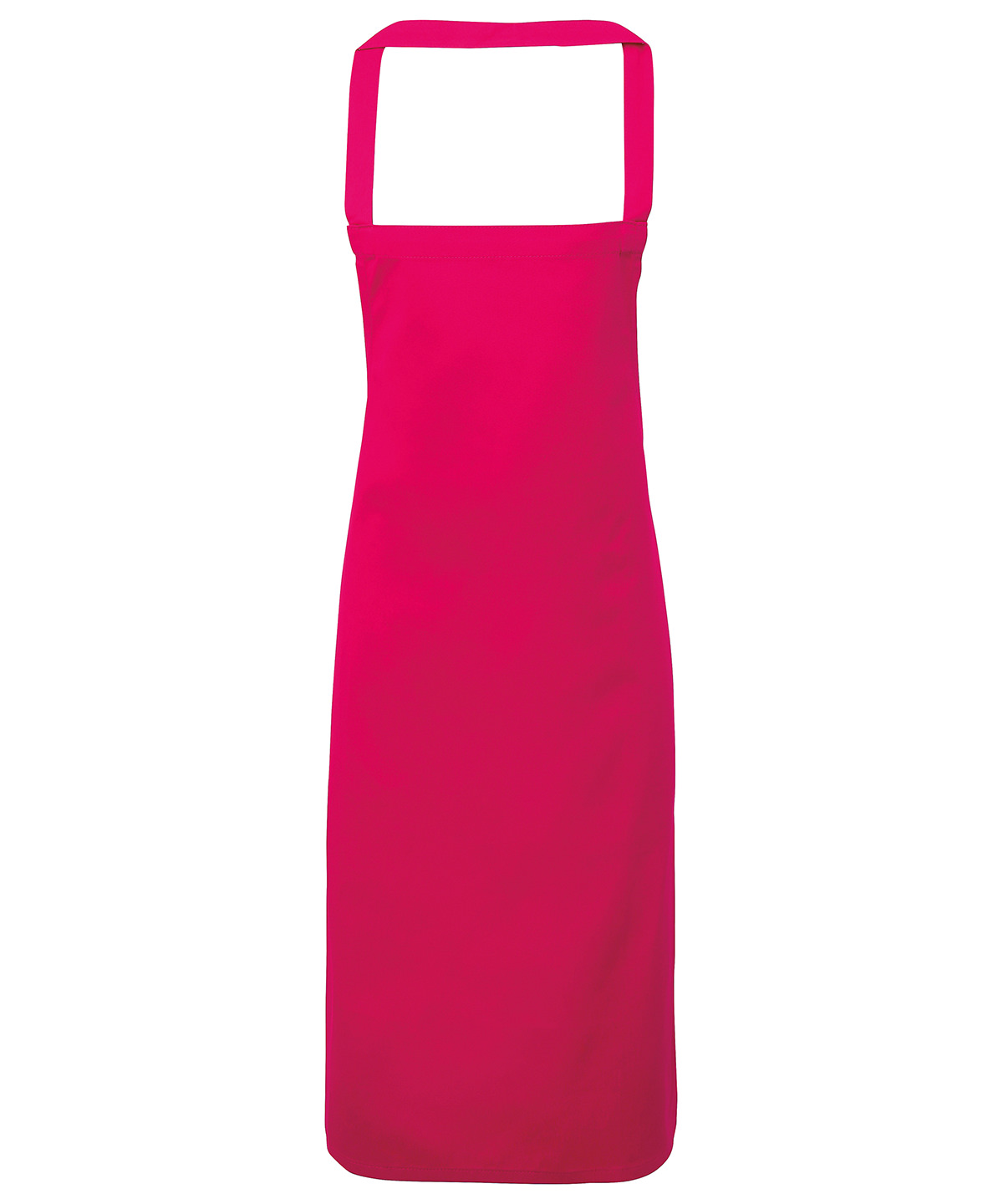 100% Cotton Apron - Organic Certified Hot Pink Size One Size