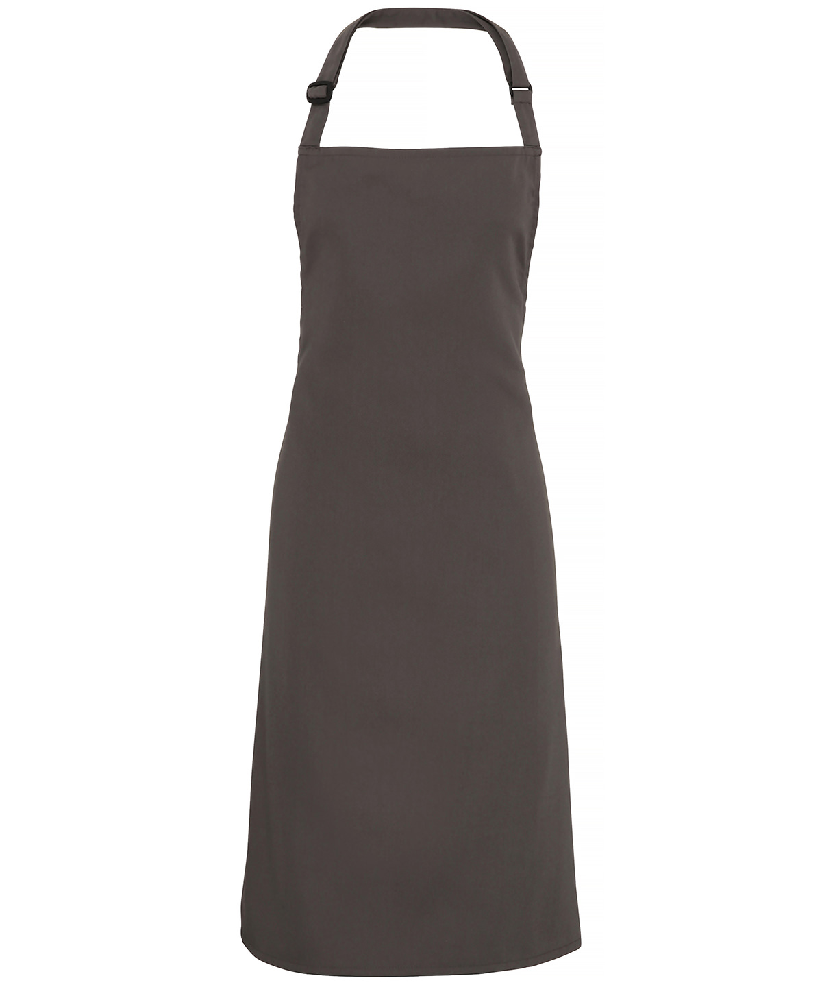 100% Polyester Bib Apron Dark Grey Size One Size