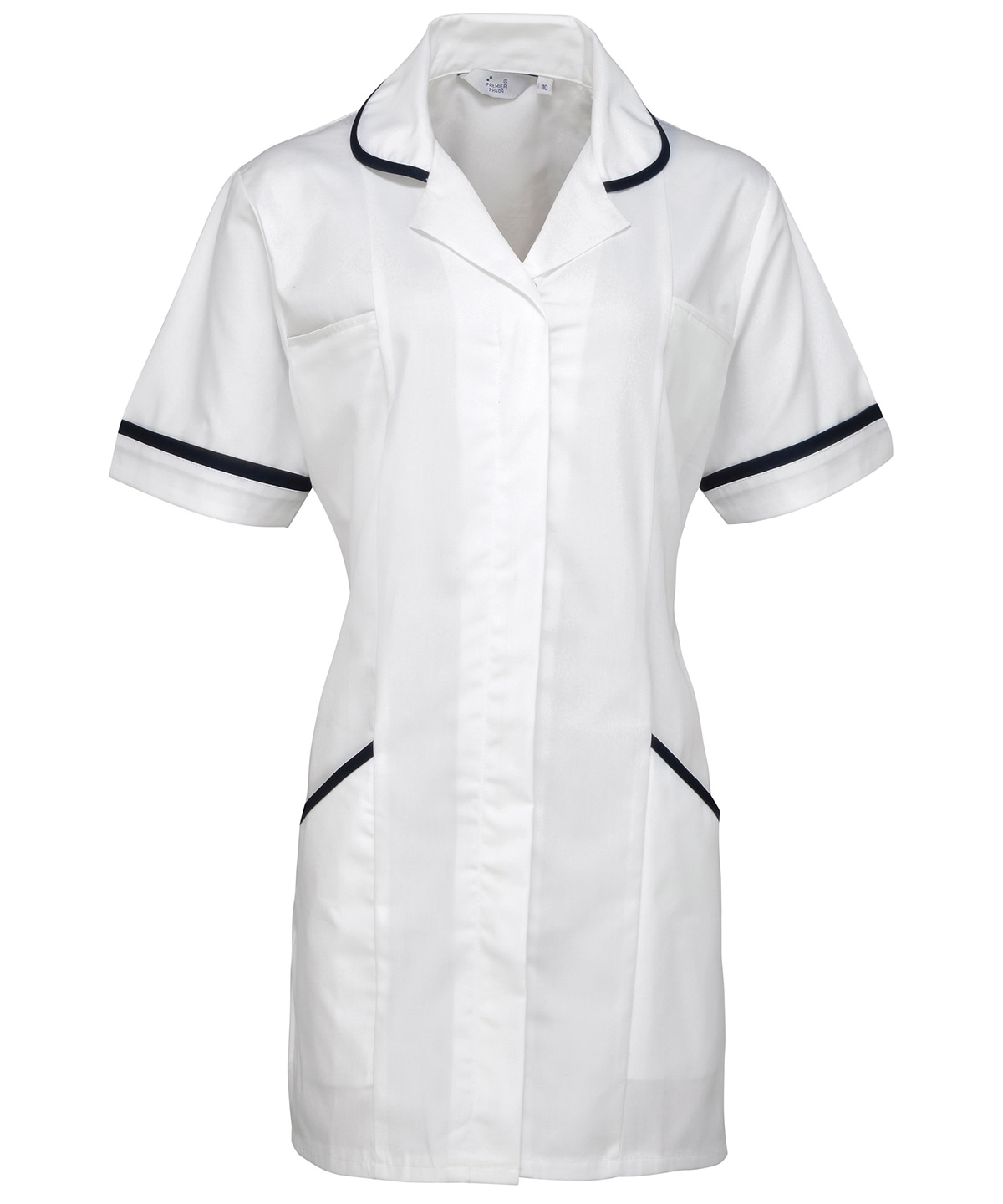 Vitality Healthcare Tunic White/Navy Size 10