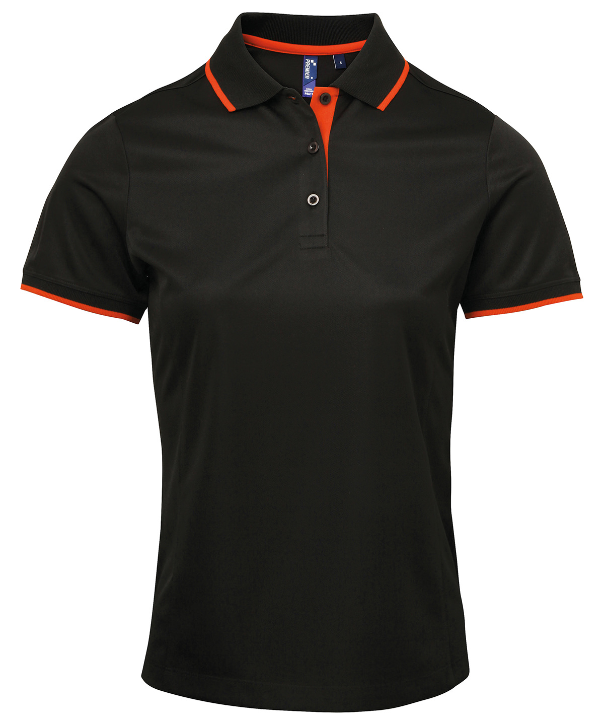 Women's contrast Coolchecker® polo image 3