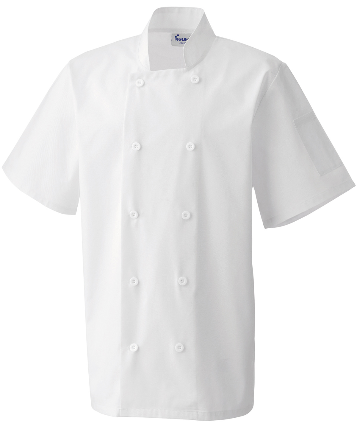 Short Sleeve Chef’S Jacket White Size 2XLarge