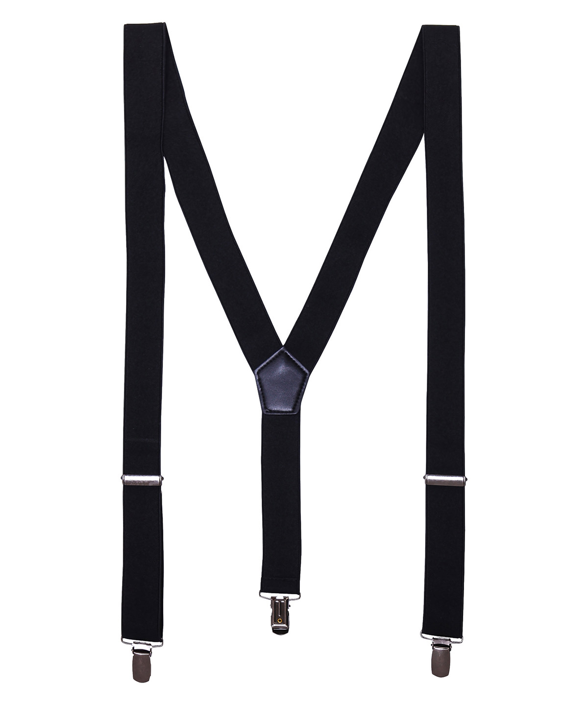 Clip-On Trouser Braces Black Size One Size