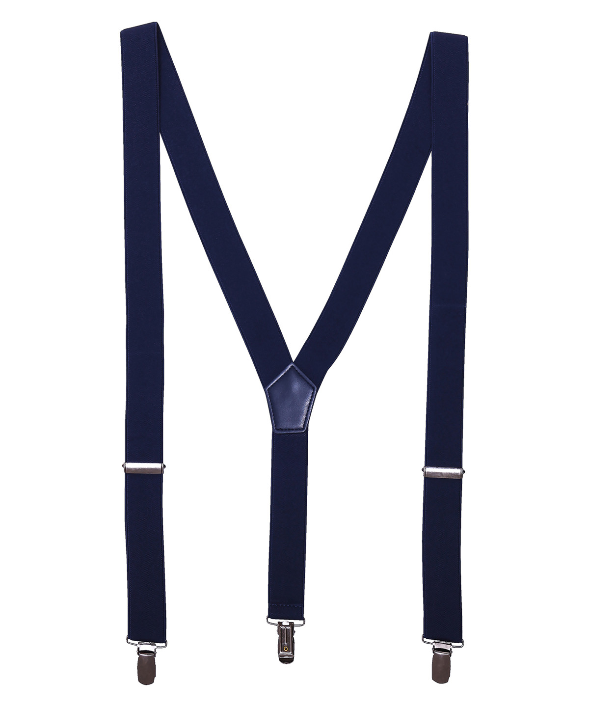 Clip-On Trouser Braces Navy Size One Size