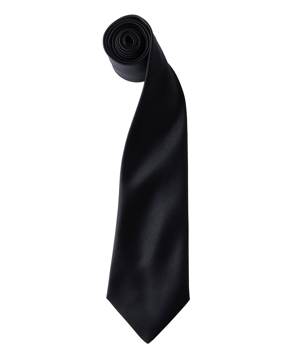 Colours' Satin Tie Black Size One Size