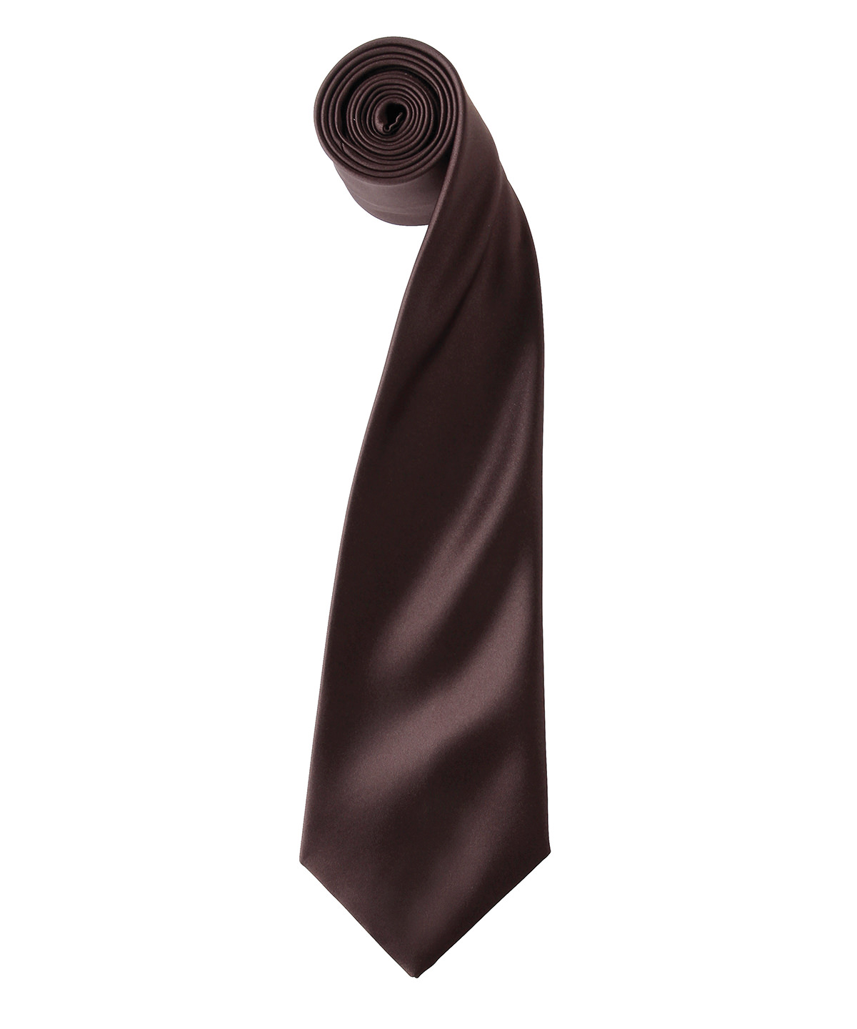 Colours' Satin Tie Brown Size One Size