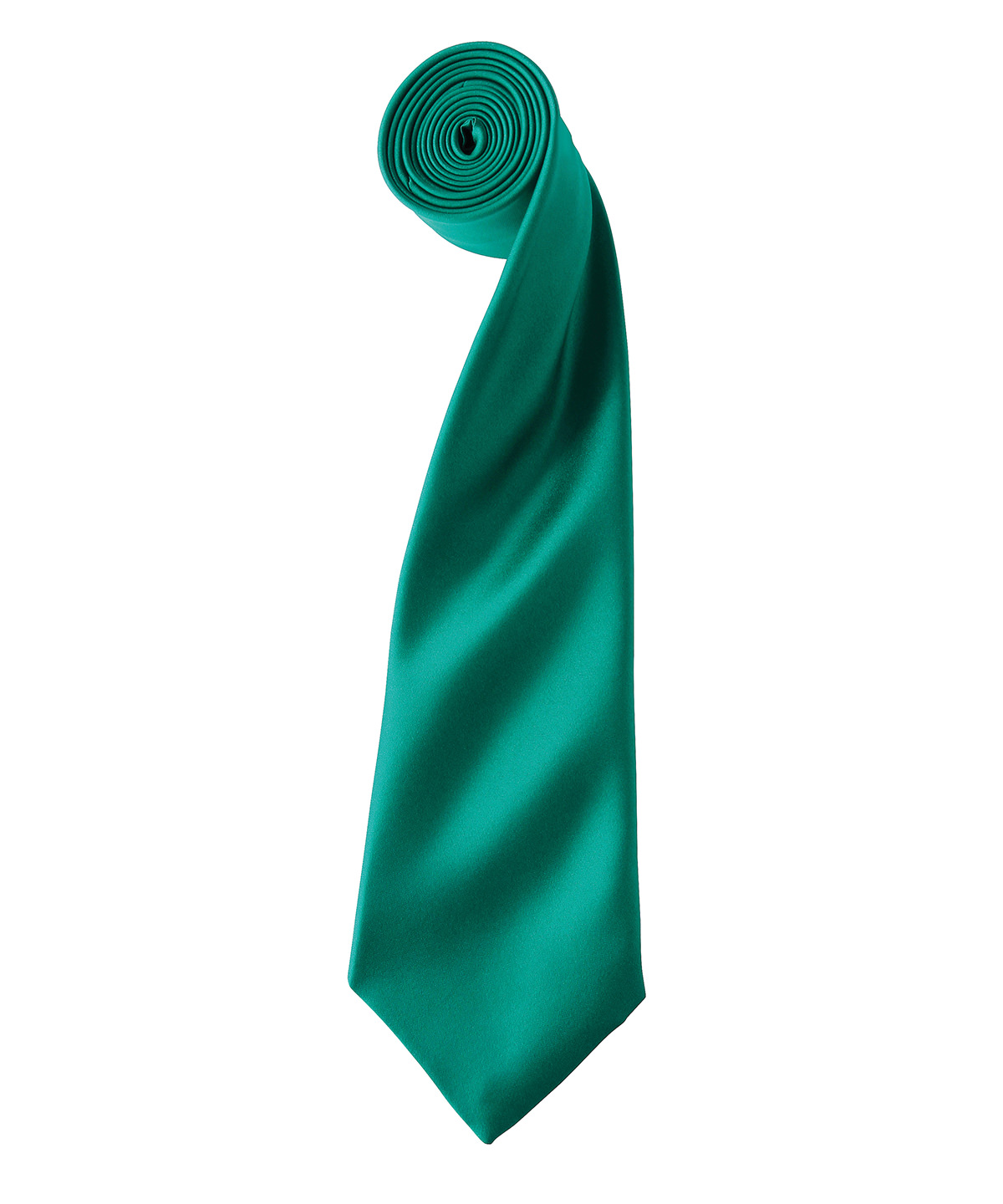 Colours' Satin Tie Emerald Size One Size