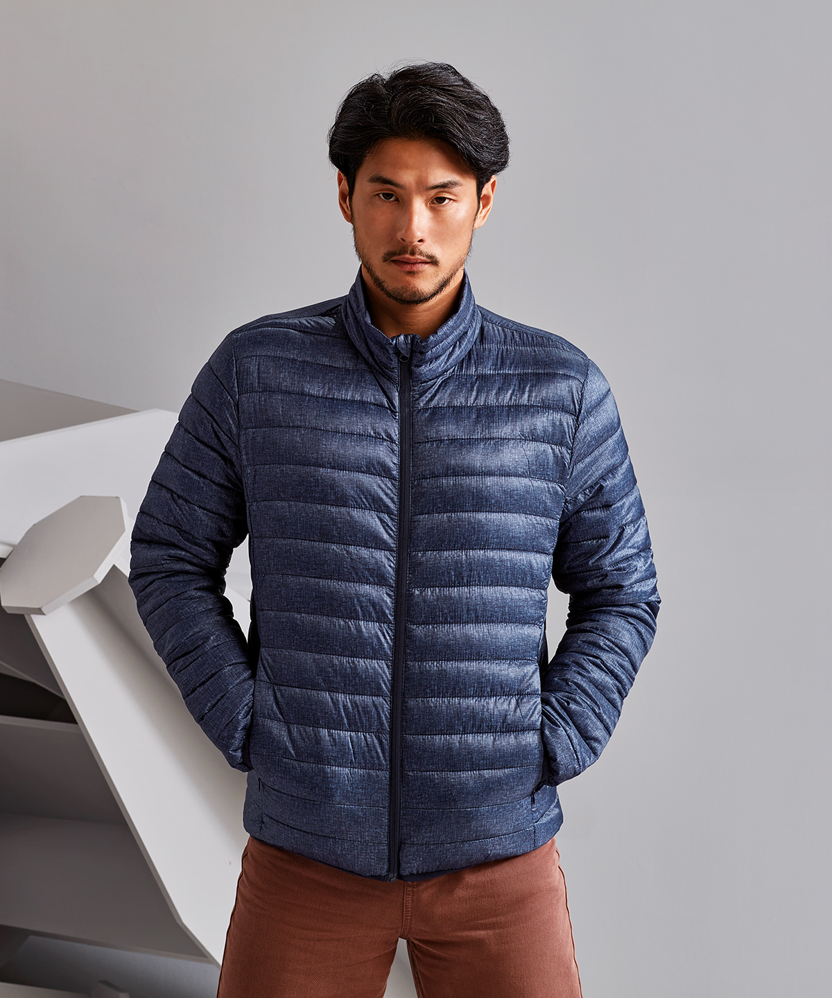 Melange padded jacket Melange padded jacket