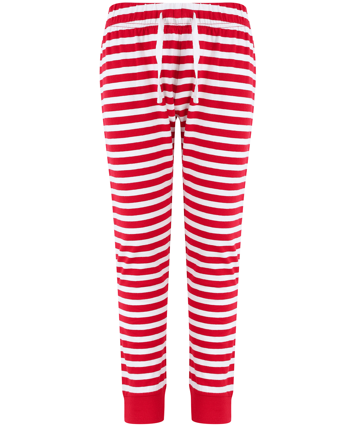 Kids Cuffed Lounge Pants Red/White Stripes Size 13