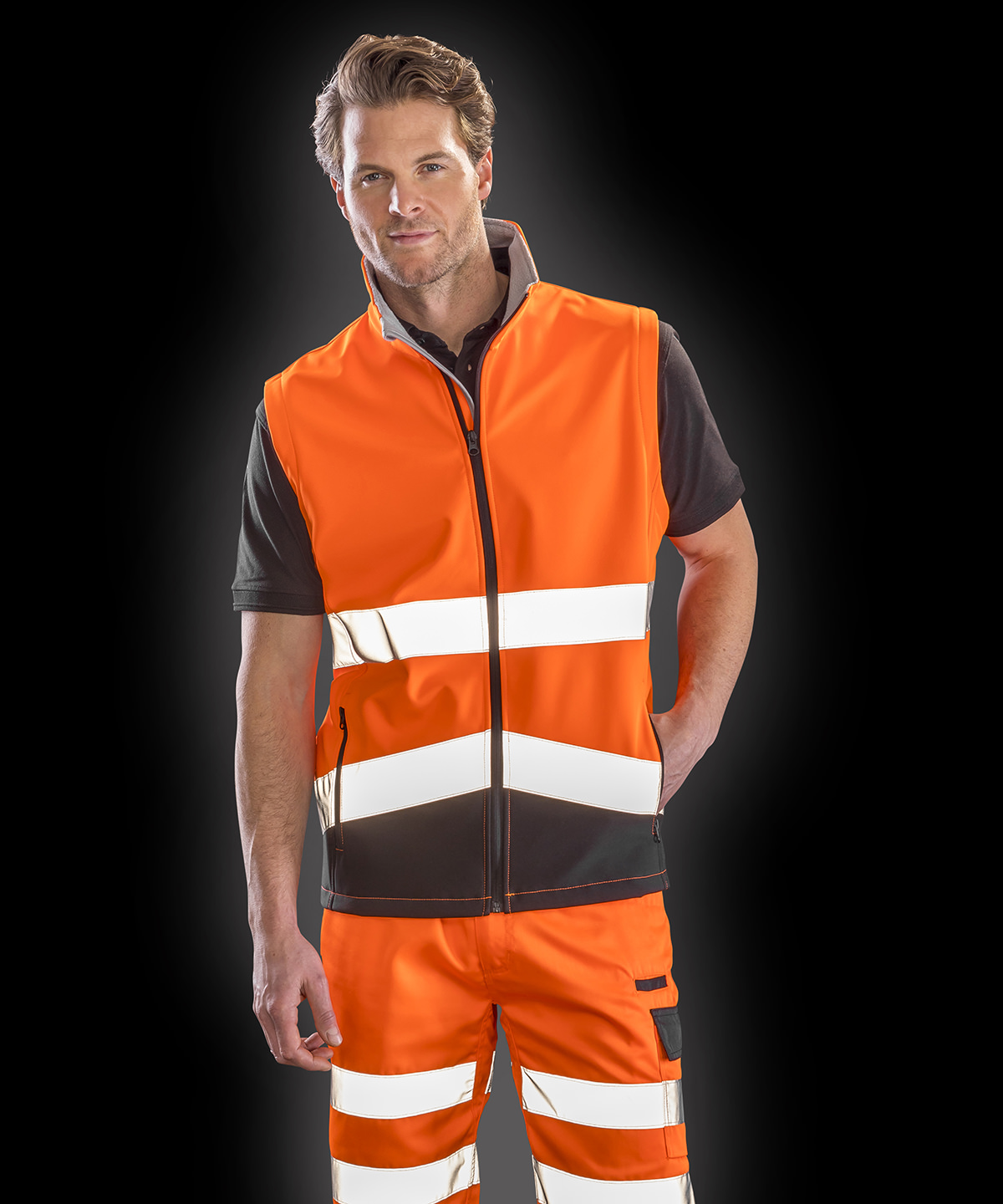 Picture of Printable safety softshell gilet