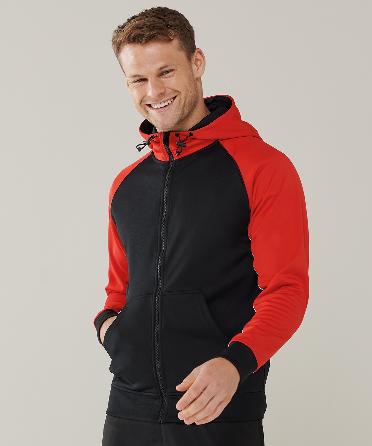 Picture of Panelled sports hoodie