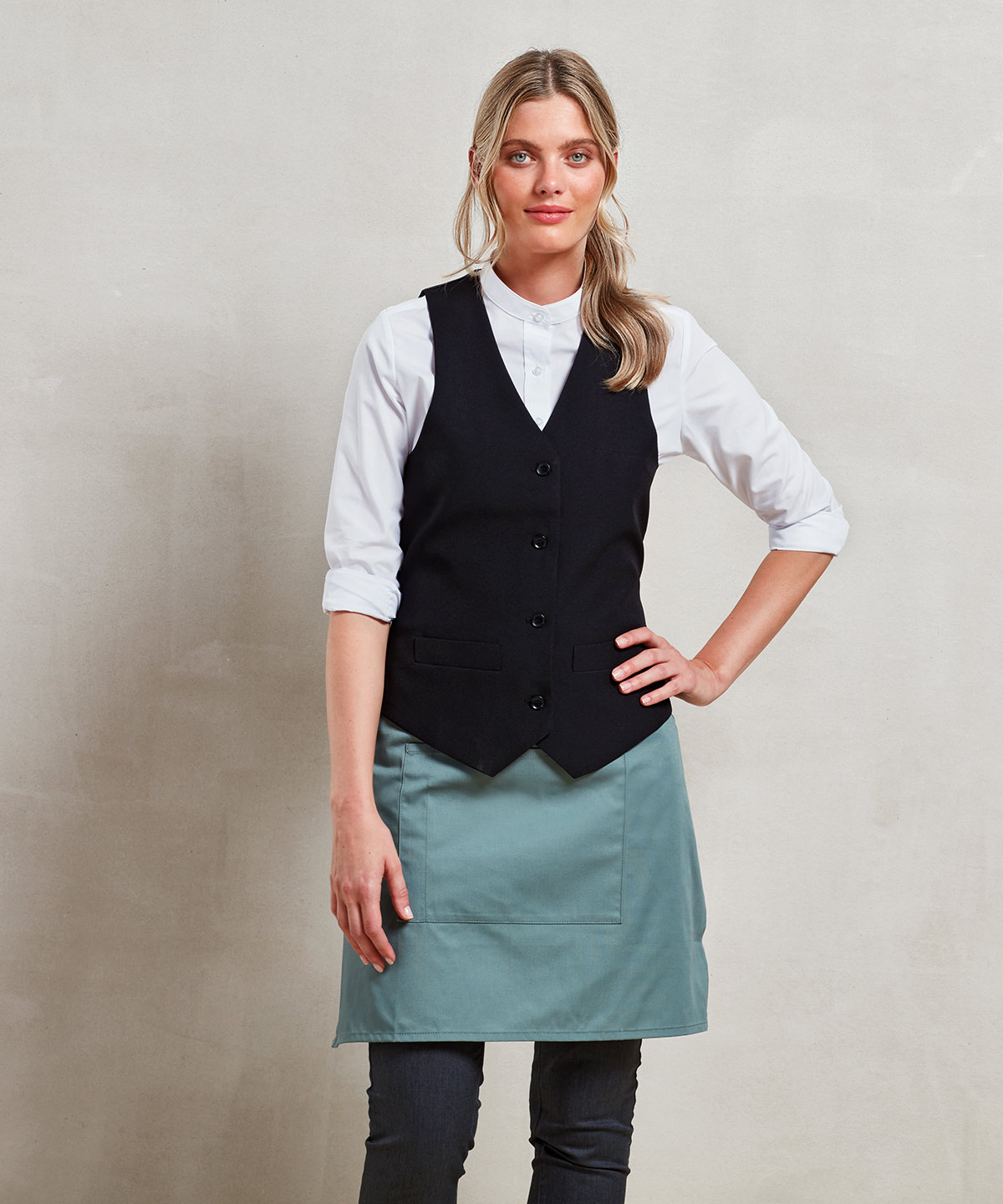 Picture of Women's lined polyester waistcoat