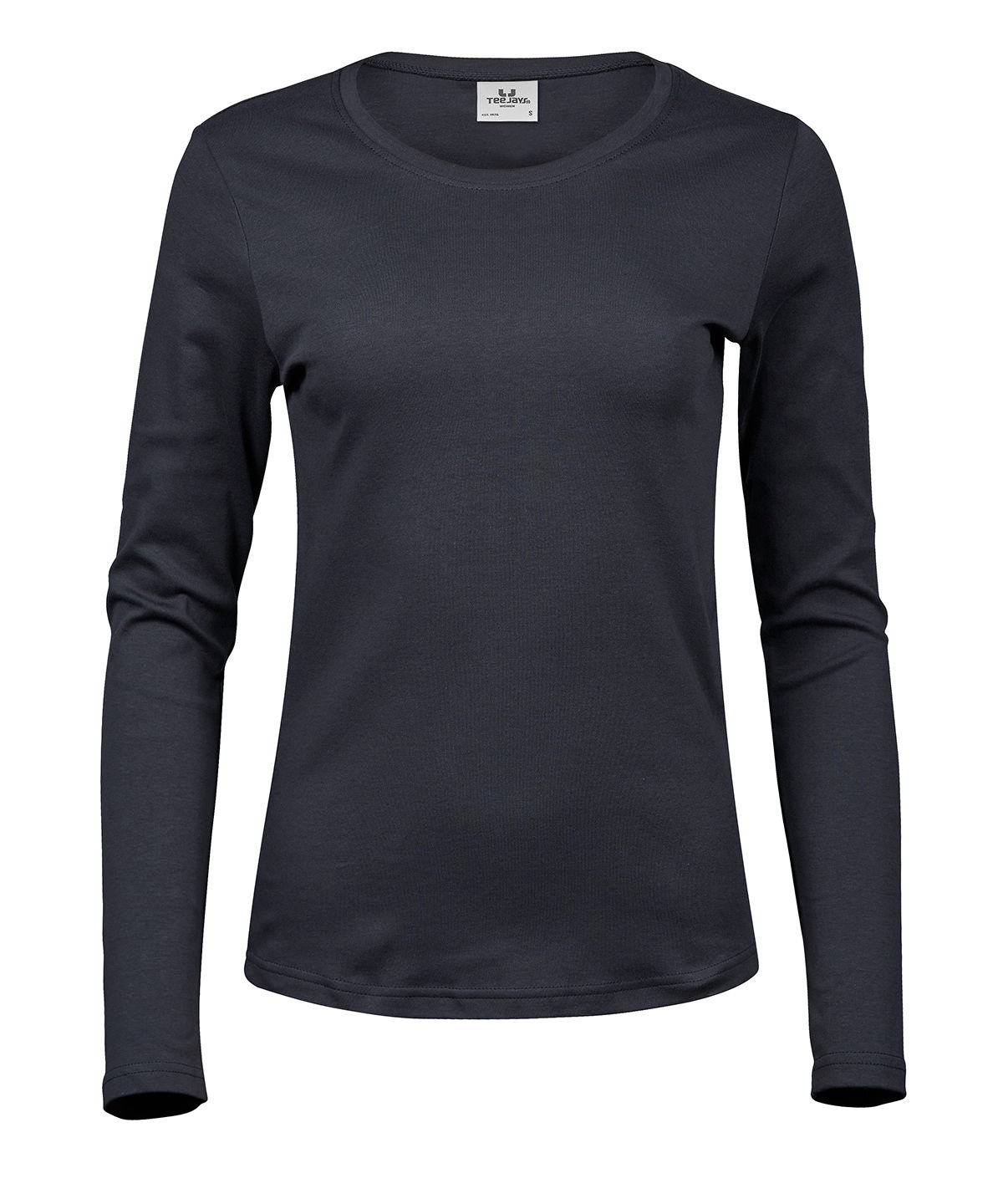 Women’s long sleeve interlock tee (590) image 3
