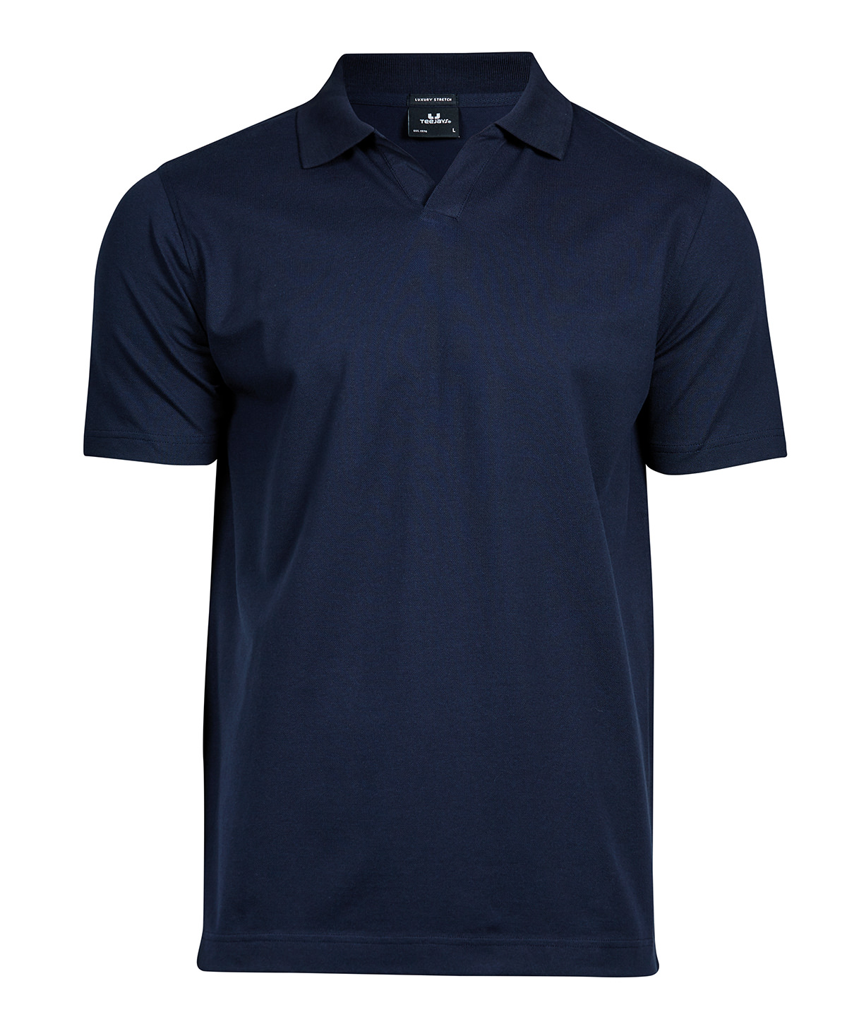 Tee Jays Luxury stretch v-neck polo (1404) NAVY 3XL