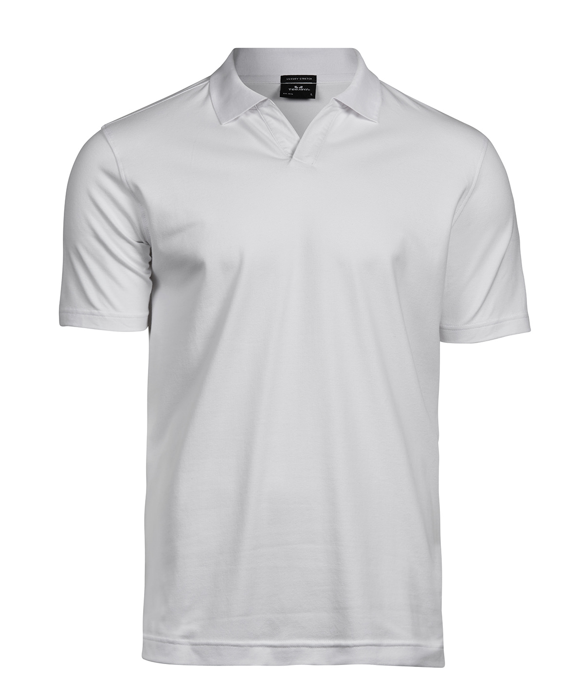 Luxury stretch v-neck polo (1404) image 4
