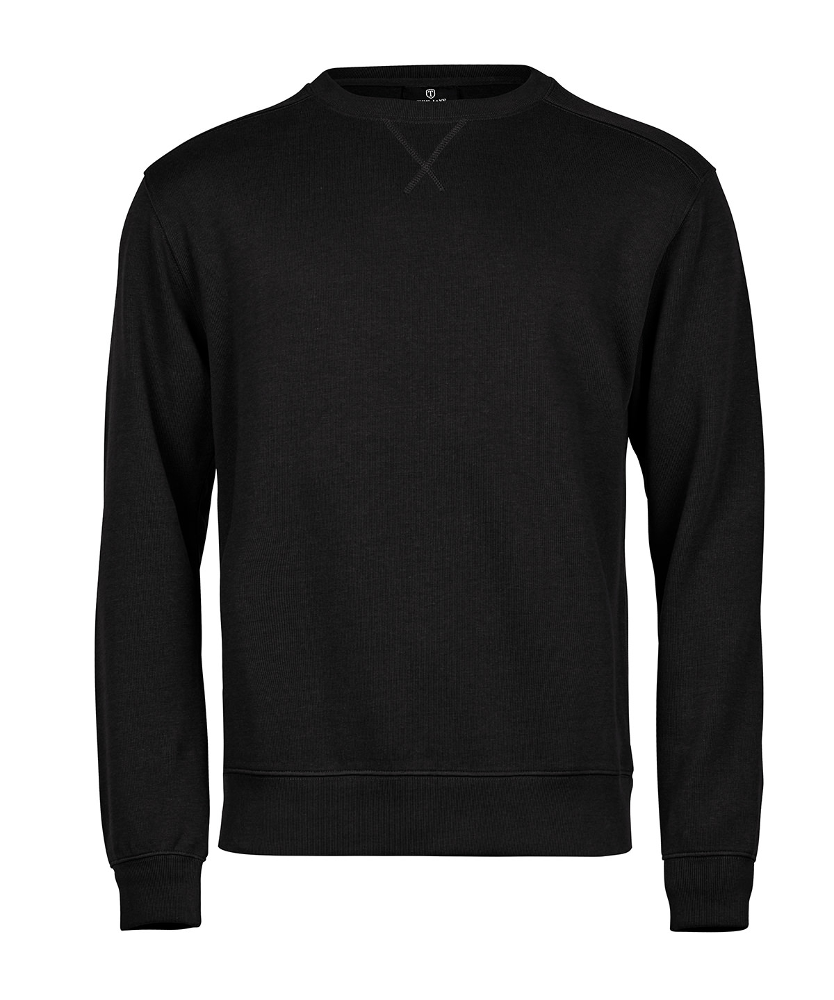 Tee Jays Ribbed interlock crew neck (5504) BLAC XL