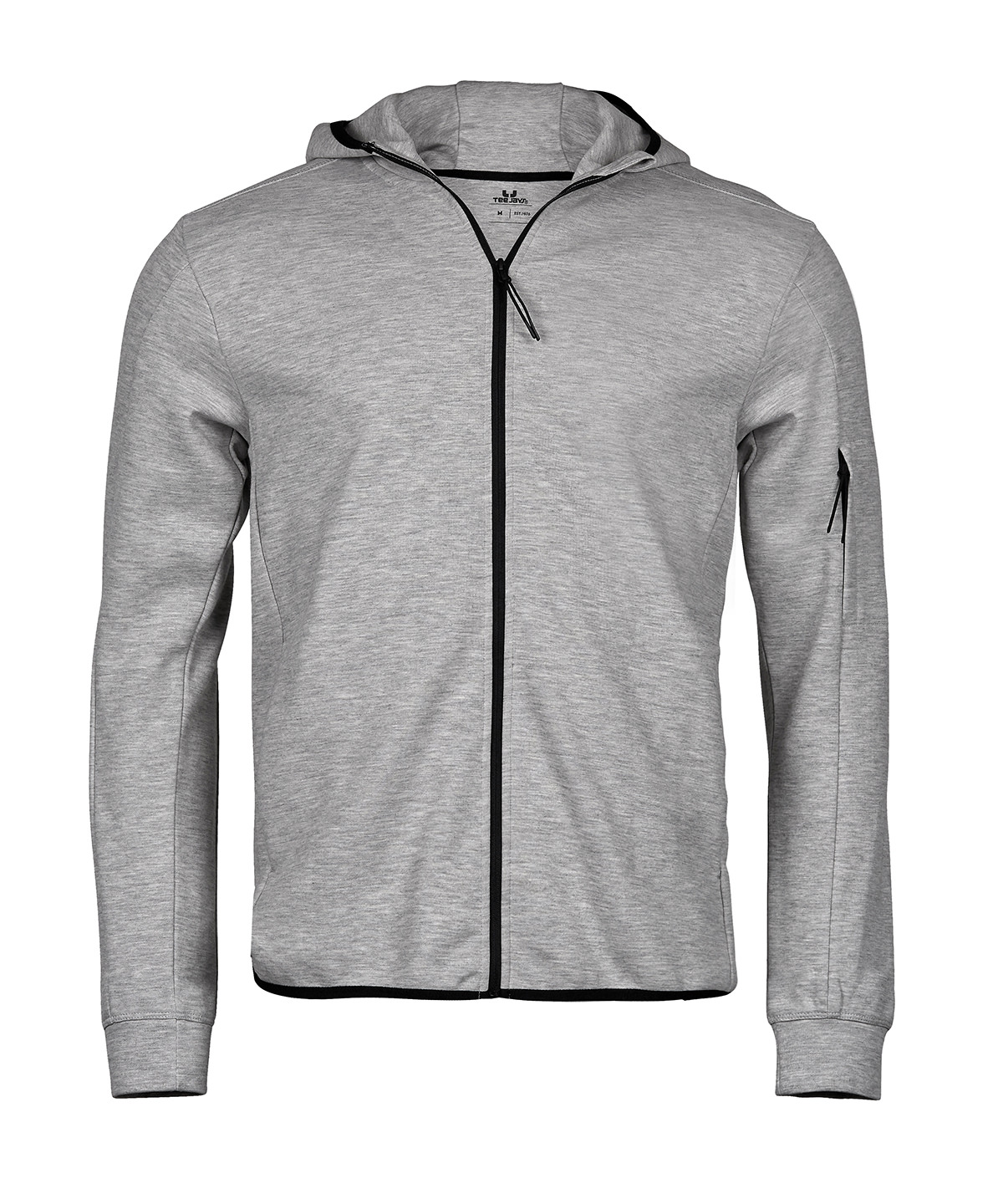 Athletic hooded full-zip sweatshirt (5706) image 3