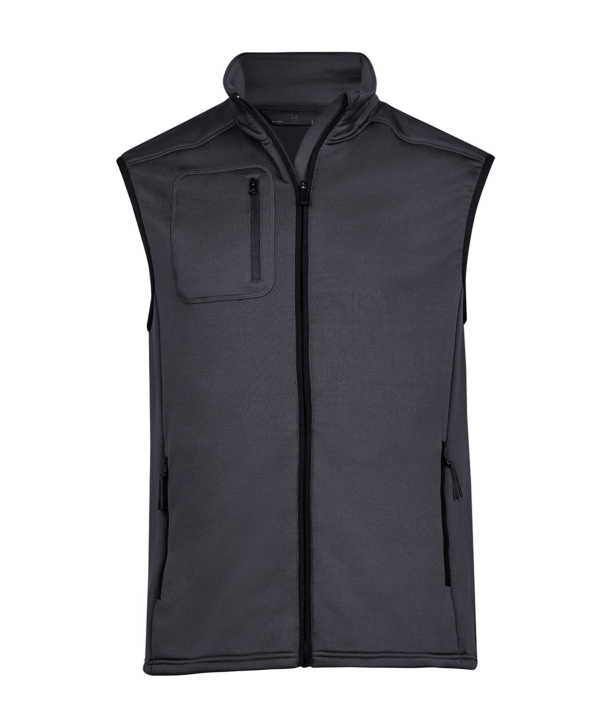 Stretch fleece bodywarmer (9104) - Dark Grey - L